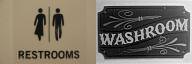 Restroom vs Washroom