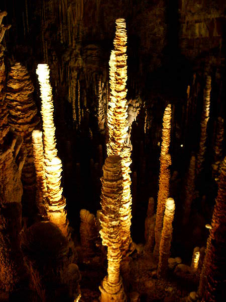 Stalagmite formation