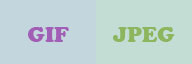 GIF vs JPEG