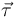 \vec{\tau}