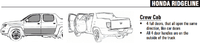 Honda Ridgeline cab styles