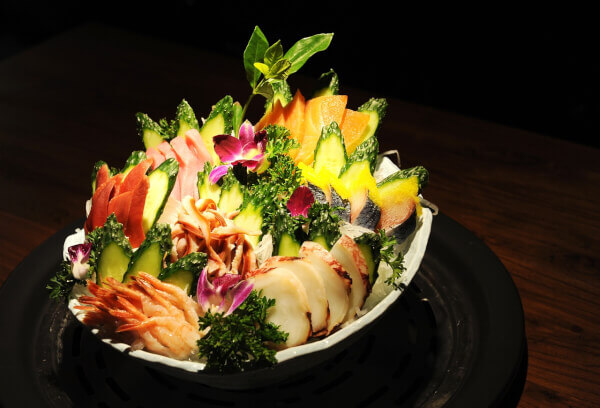Sashimi platter.