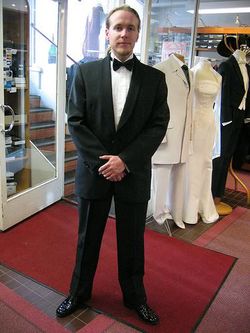 Man wearing a Tuxedo